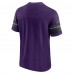 Футболка с V-образным вырезом Baltimore Ravens Textured Hashmark - Purple
