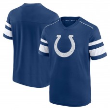 Футболка Indianapolis Colts Textured Hashmark V-Neck - Royal