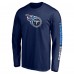 Футболка с длинным рукавом Tennessee Titans Front Runner - Navy