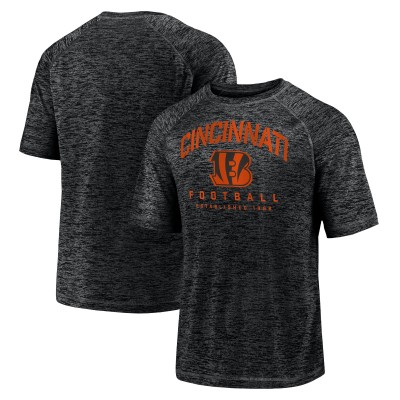 Cincinnati Bengals Fanatics Black Shade Battle Ready Raglan Space-Dye ?T-Shirt