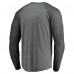 Футболка с длинным рукавом Carolina Panthers Vintage On The Ropes Raglan Tri-Blend - Heathered Gray/Heathered Charcoal