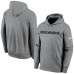 Толстовка Chicago Bears Nike Wordmark Therma Performance - Heathered Charcoal