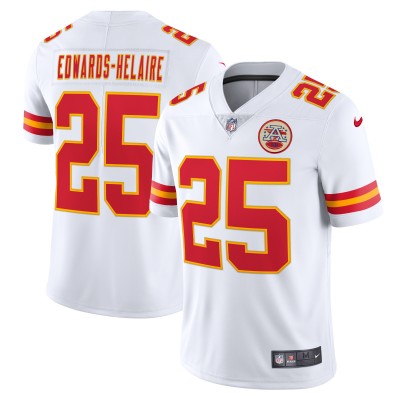 Clyde Edwards-Helaire Kansas City Chiefs Nike Vapor Limited Jersey - White - оригинальная атрибутика Канзас-Сити Чифс