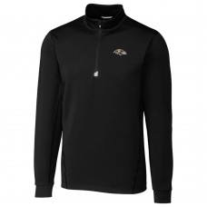 Кофта с молнией Baltimore Ravens Cutter & Buck Traverse - Black