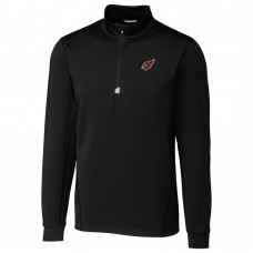 Кофта с молнией Arizona Cardinals Cutter & Buck Traverse - Black