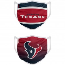 Две маски для лица Houston Texans FOCO Adult Printed