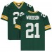 Игровая джерси Autographed Green Bay Packers Charles Woodson Fanatics Authentic Green Mitchell & Ness Super Bowl XLV Throwback Replica