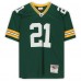 Игровая джерси Autographed Green Bay Packers Charles Woodson Fanatics Authentic Green Mitchell & Ness Super Bowl XLV Throwback Replica