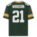Игровая джерси Autographed Green Bay Packers Charles Woodson Fanatics Authentic Green Mitchell & Ness Super Bowl XLV Throwback Authentic