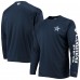 Футболка с длинным рукавом Dallas Cowboys Columbia Terminal Tackle Omni-Shade Raglan - Navy