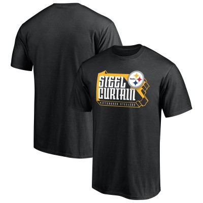 Футболка Pittsburgh Steelers Hometown Steel Curtain - Black