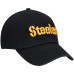 Бейсболка Pittsburgh Steelers 47 Black Clean Up Script