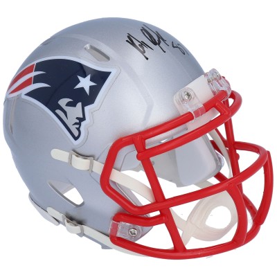 Autographed New England Patriots Rob Gronkowski Fanatics Authentic Riddell Speed Mini Helmet