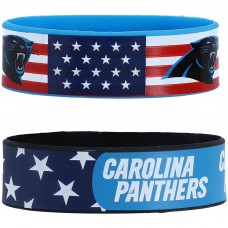 Carolina Panthers 2-Pack Stars & Stripes Bracelet Set
