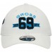 Бейсболка Jordan Gross Carolina Panthers New Era Hall of Honor Player 9TWENTY - White