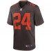 Игровая джерси Cleveland Browns Nick Chubb Nike Brown Alternate Game