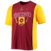 Футболка Washington Football Team Refried Apparel Sustainable Upcycled Split - Burgundy/