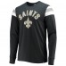 Футболка с длинным рукавом New Orleans Saints 47 Black Franklin Rooted