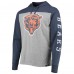 Футболка с капюшоном Chicago Bears Franklin Wooster Throwback - Heathered Gray