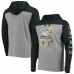 Футболка с капюшоном New Orleans Saints Franklin Wooster Throwback - Heathered Gray