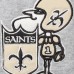 Толстовка с капюшоном New Orleans Saints Double Block Throwback - Heathered Gray