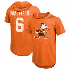 Футболка с капюшоном Baker Mayfield Cleveland Browns - Orange