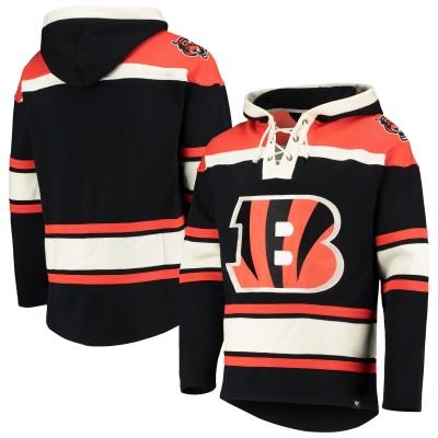 Cincinnati Bengals 47 Black Lacer V-Neck Pullover Hoodie