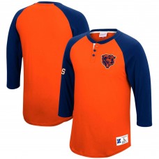 Футболка с рукавом 3/4 Chicago Bears Mitchell & Ness Historic Logo Ultimate Play - Orange