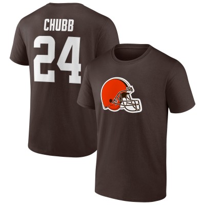 Футболка Nick Chubb Cleveland Browns Player Icon - Brown