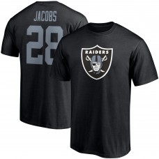 Футболка Josh Jacobs Las Vegas Raiders Player Icon - Black