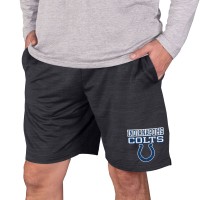 Indianapolis Colts Concepts Sport Bullseye Knit Jam Shorts - Charcoal