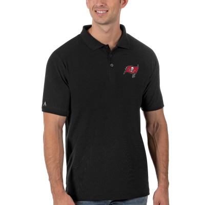 Поло Tampa Bay Buccaneers Antigua Legacy Pique - Black