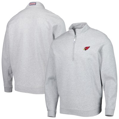 Кофта на молнии Arizona Cardinals Vineyard Vines Shep Shirt Team - Heathered Gray