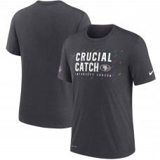 Футболка San Francisco 49ers Nike NFL Crucial Catch Performance - Charcoal