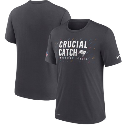 Футболка Tampa Bay Buccaneers Nike NFL Crucial Catch Performance - Charcoal