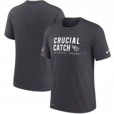 Футболка Tennessee Titans Nike 2021 NFL Crucial Catch Performance - Charcoal