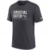 Футболка Tennessee Titans Nike 2021 NFL Crucial Catch Performance - Charcoal