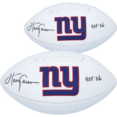 Мяч американского футбола NFL Harry Carson New York Giants Authentic Autographed with HOF 06 Inscription