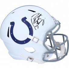 Autographed Indianapolis Colts Peyton Manning Fanatics Authentic Riddell 2020 Speed Replica Helmet