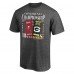 Футболка Green Bay Packers vs. Tampa Bay Buccaneers 2020 NFC Conference Championship Matchup Prevent - Charcoal