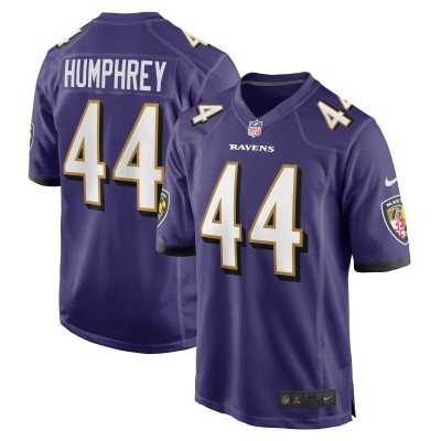 Игровая джерси Marlon Humphrey Baltimore Ravens Nike Game - Purple