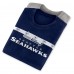 Две футболки Seattle Seahawks - College Navy/Heathered Gray