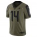 Игровая джерси DK Metcalf Seattle Seahawks Nike Salute To Service Limited Player - Olive