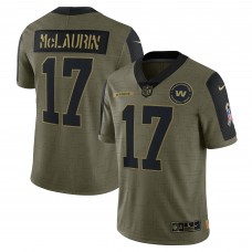 Игровая джерси Terry McLaurin Washington Football Team Nike Salute To Service Limited Player - Olive