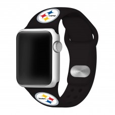 Браслет Pittsburgh Steelers 38-40mm Apple Watch Sports - Black