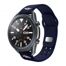 Denver Broncos 20mm Samsung Compatible Watch Band - Navy