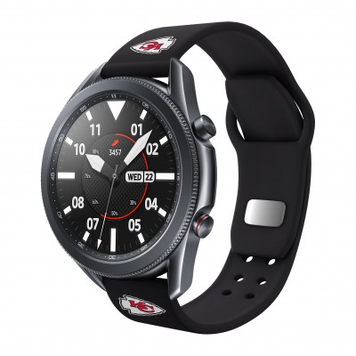 Ремешок для часов Kansas City Chiefs 22mm Samsung Compatible - Black