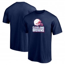 Футболка Cleveland Browns Red White and Team - Navy