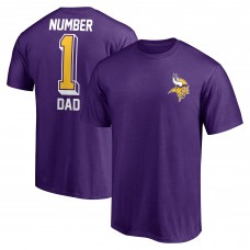 Футболка Minnesota Vikings #1 Dad - Purple
