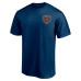 Футболка Chicago Bears Fanatics Navy #1 Dad